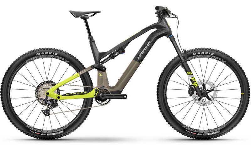 Haibike Lyke 11 2024 in der Farbe carbon/sand/lime - gloss